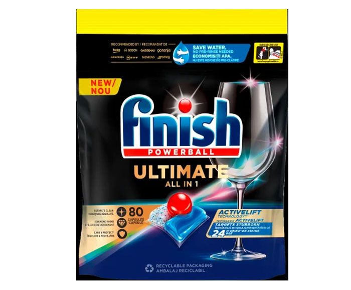 Таблетки за Съдомиялна Finish Powerball Ultimate 80 бр