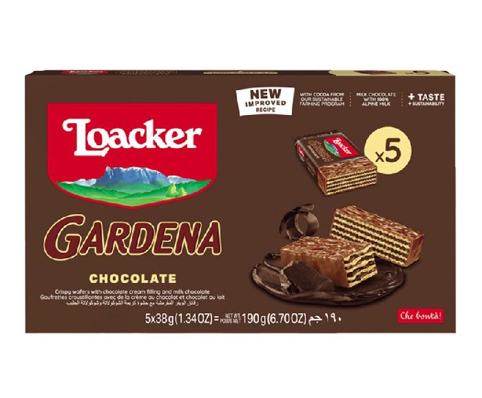 Мини Вафли Loacker с Шоколад 5х38 г