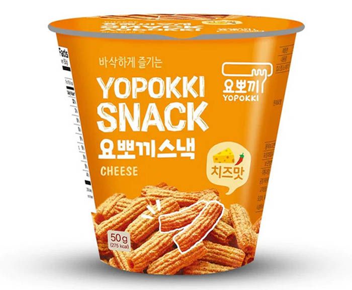 Оризов Снакс в Чаша Cheese Yopokki 50 г
