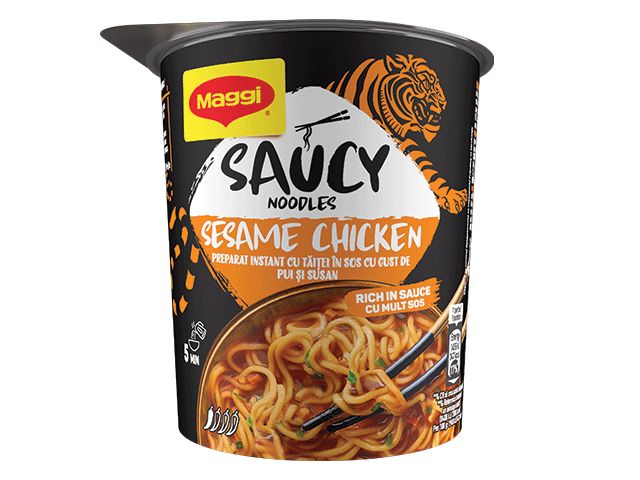 Пикантни Нудли Maggi Пиле и Сусам 75 г