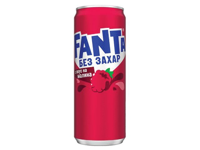 Fanta Малина Кен без Добавена Захар 330 мл