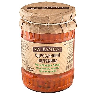 Лютеница My Family Домашна Едросмляна 560 г