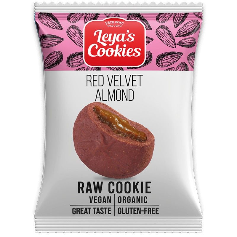 Био Суров Десерт Leya's Cookies с Бадеми Веган Без Глутен 25 г