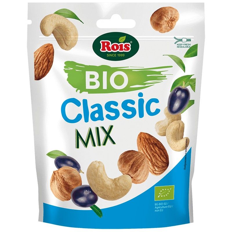 Био Ядки Rois Класичеки Микс Сурови 120 г