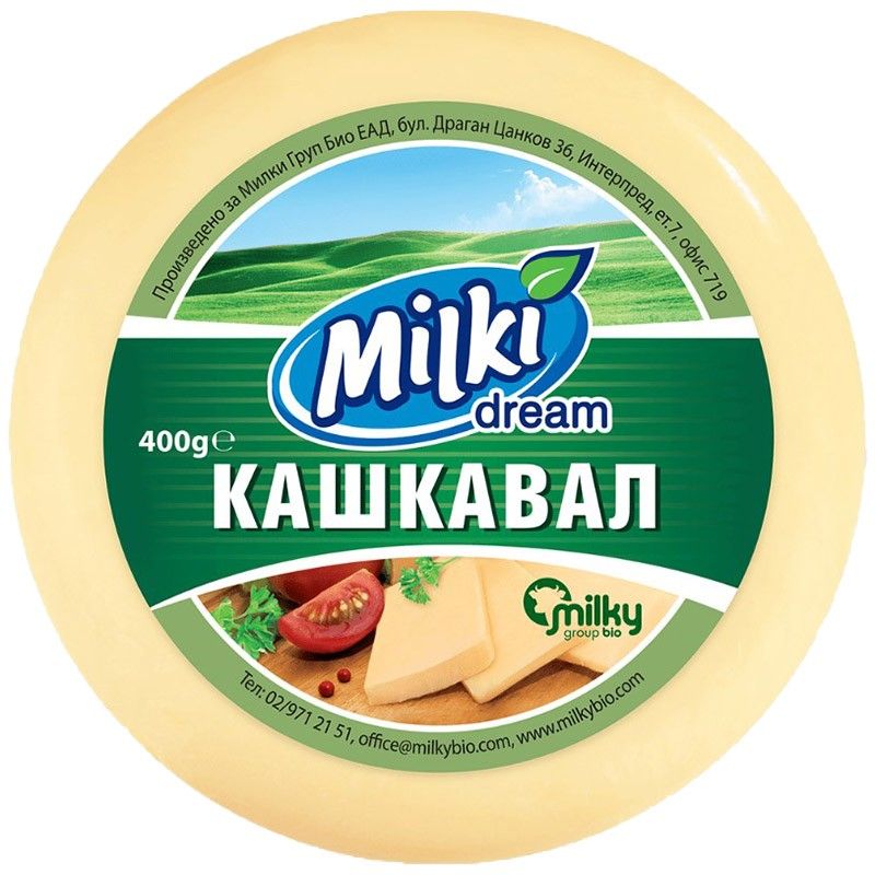 Кашкавал Milki Dream от Краве Мляко 400 г