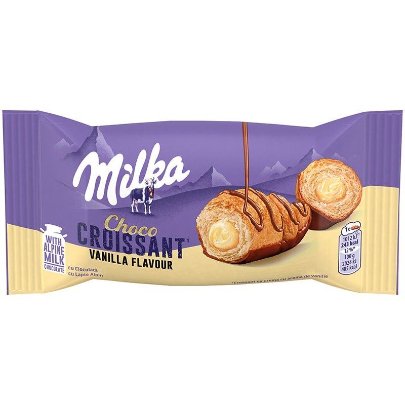 Кроасан Milka с Ванилов Пълнеж 50 г