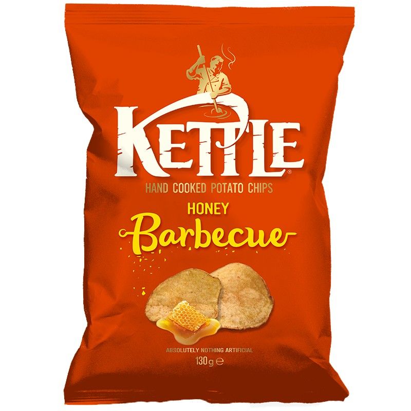 Kettle Чипс с Мед и Барбекю 130 г
