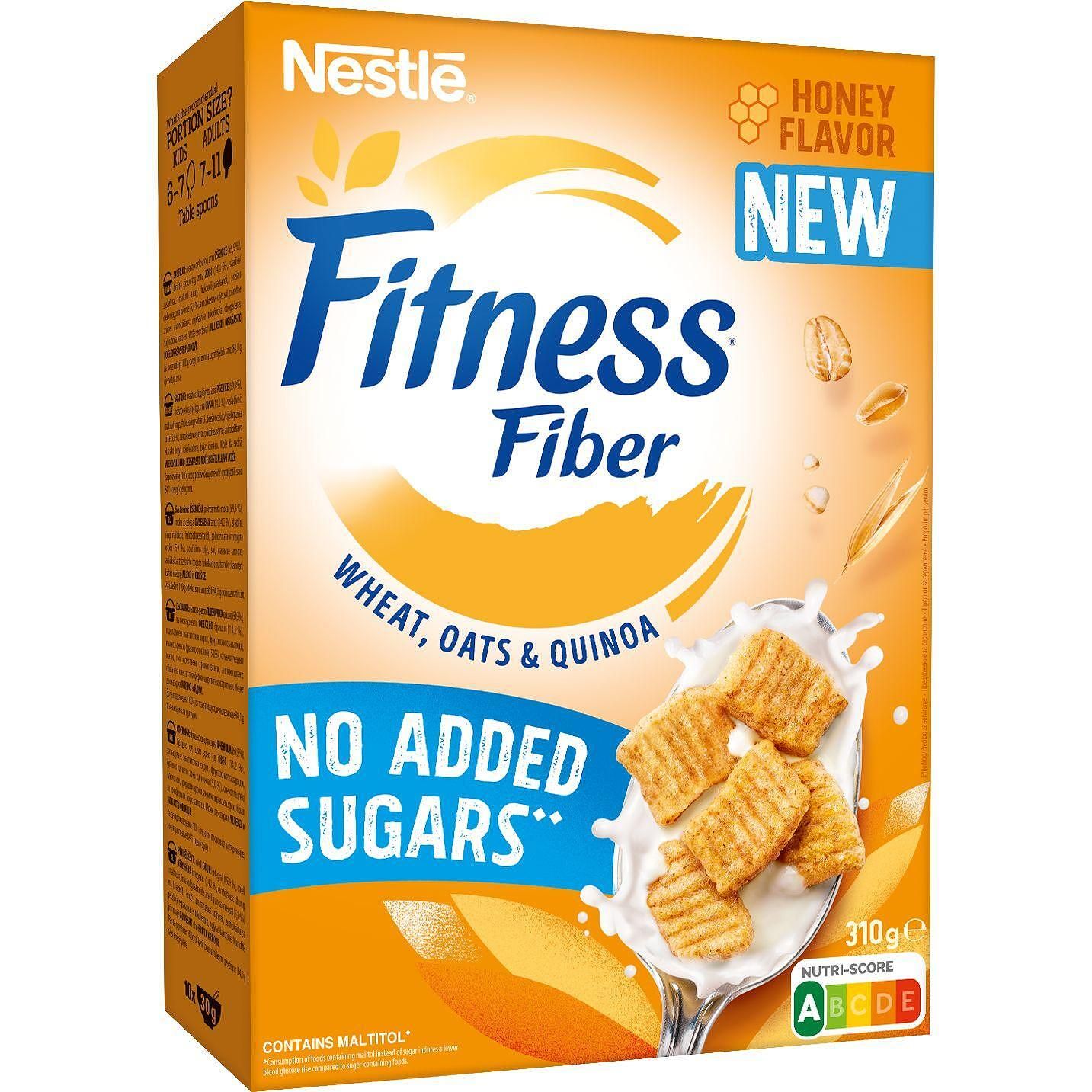 Зърнена Закуска Nestle Fitness с Мед без Добавена Захар 310 г