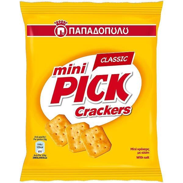 Крекери Papadopoulos Mini Pick Класик 70 г