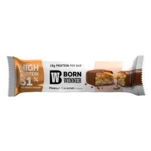 Протеинов Бар Born Winner Deluxe Фъстъци и Карамел без Добавена Захар 57 г