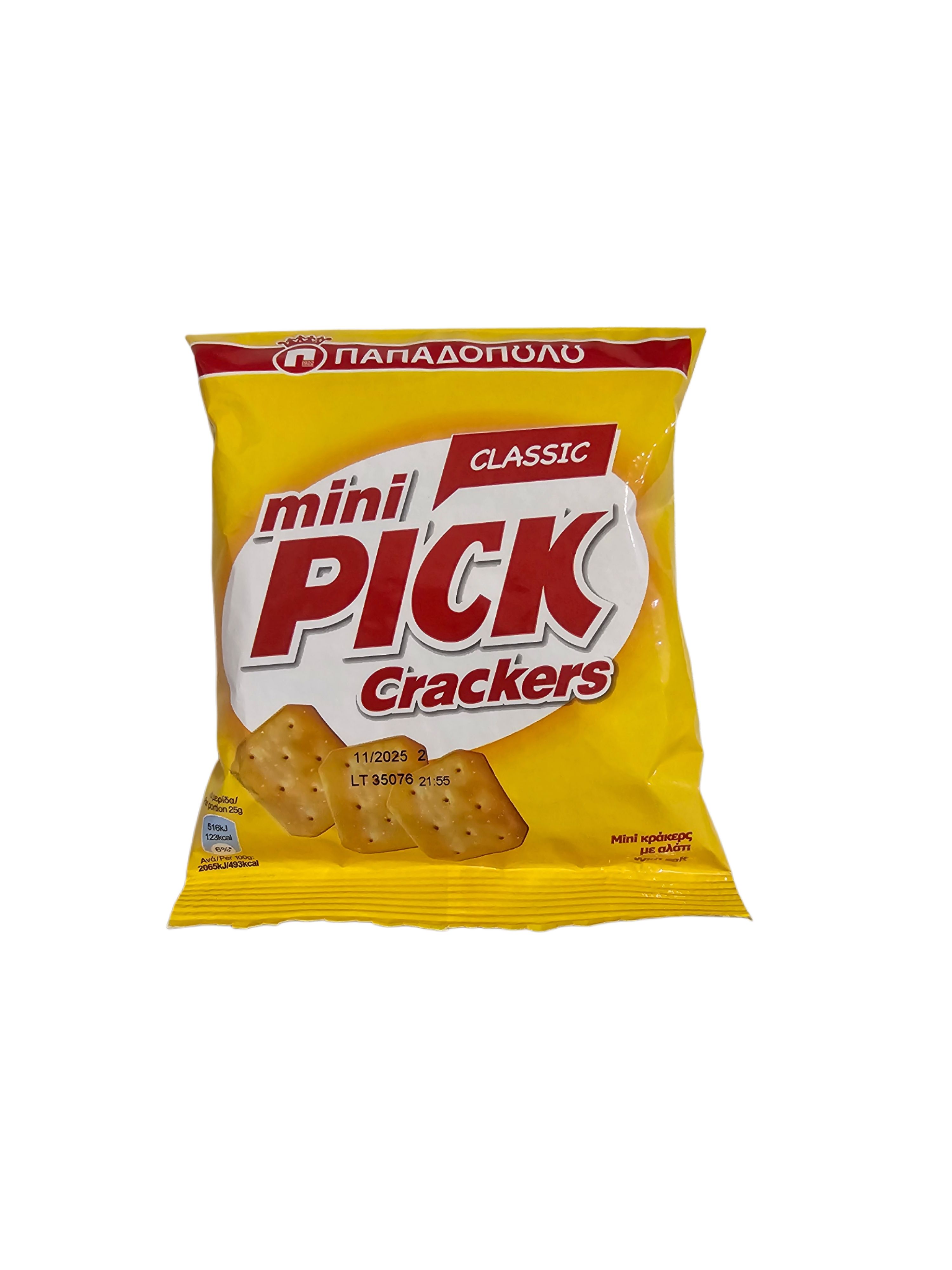 Крекери Papadopoulos Mini Pick Класик 70 г