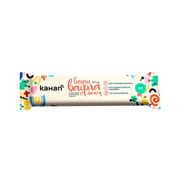 Био Веган Вафла с Лимец Канап 40 г