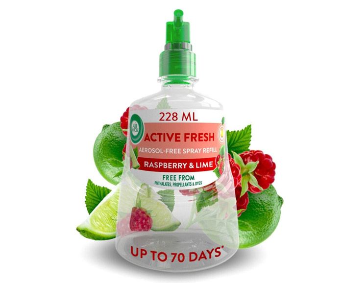 Пълнител за Ароматизатор Air Wick Active Fresh Raspberry & Lime 228 мл