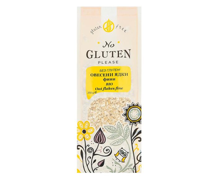 Био Овесени Ядки Фини без Глутен, без Захар No Gluten Please 250 г