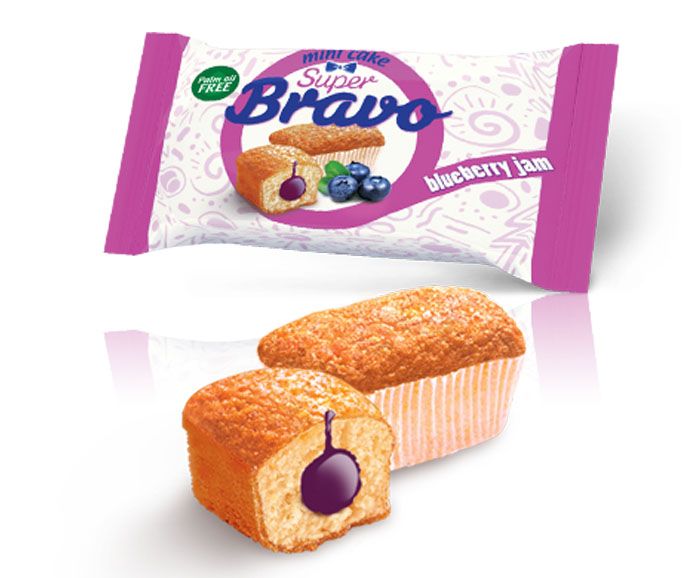 Кексче Super Bravo с Конфитюр от Боровинки 30 г