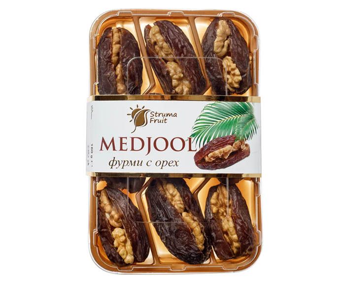 Свежи Фурми Сорт Меджул с Орехи Struma Fruit 180 г