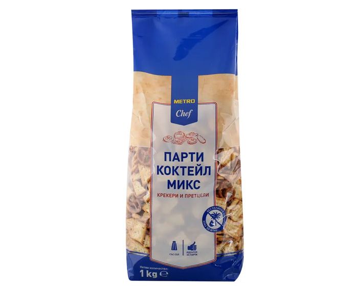 Парти Коктейл Микс Претцели и Крекери Metro Chef 1 кг