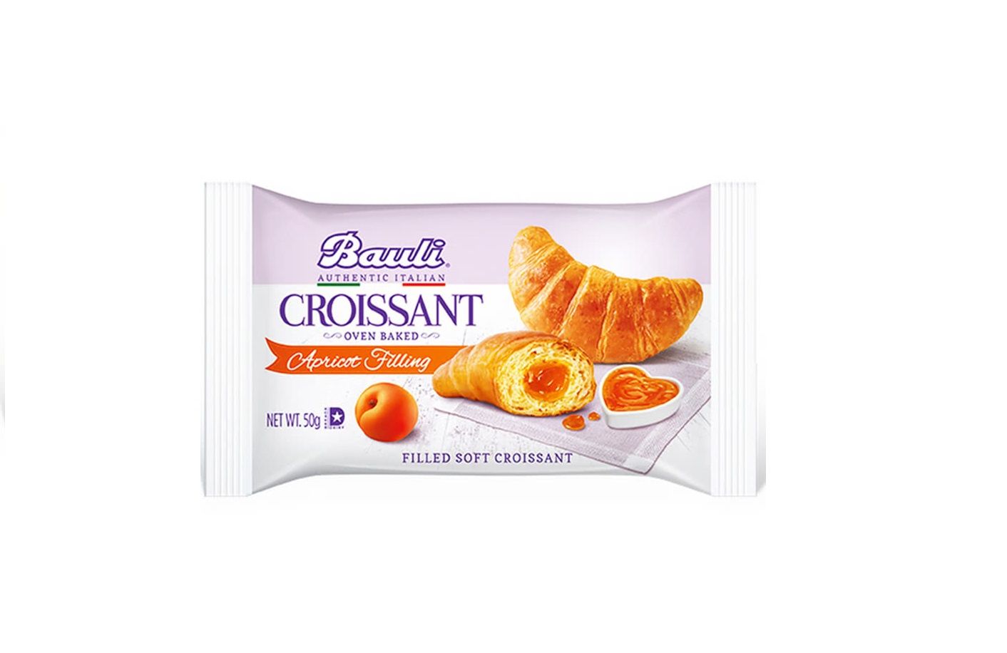 Кроасан Bauli кайсия 50 г