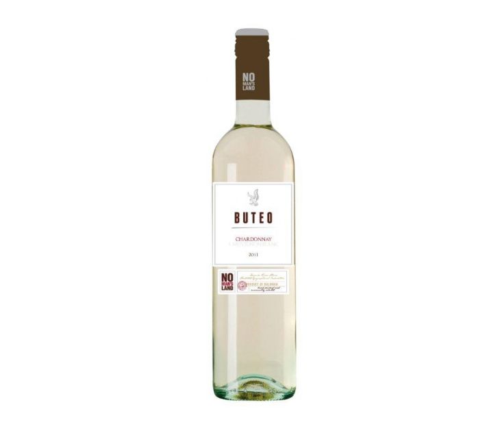 Бяло вино No Man's Land Buteo Шардоне 2016 0.75л