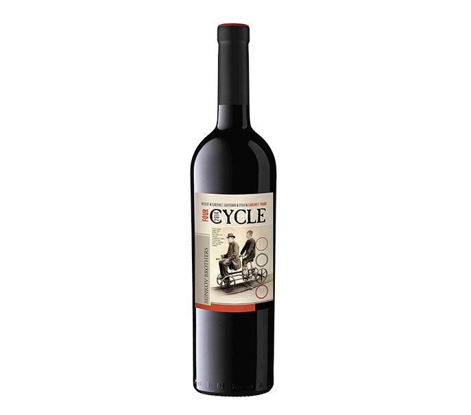 Червено вино Cycle (Four Cycle) Мерло, Сира, Каберне совиньон, Каберне фран 0.75л