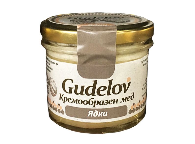 Кремообразен мед с Ядки Gudelov 150гр