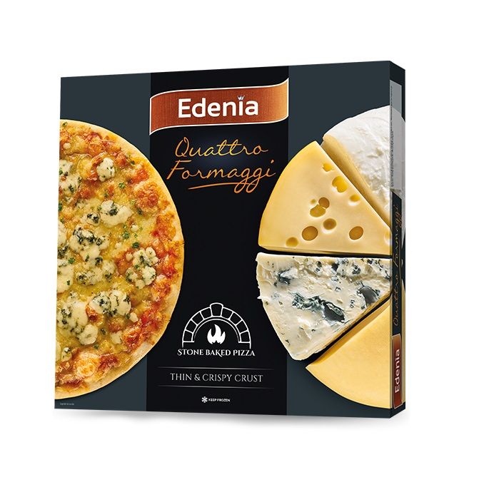 Замразена пица Edenia Четири сирена 320 г