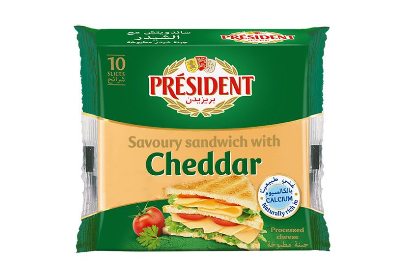 Сирене за Сандвичи с Чедър President 120 г