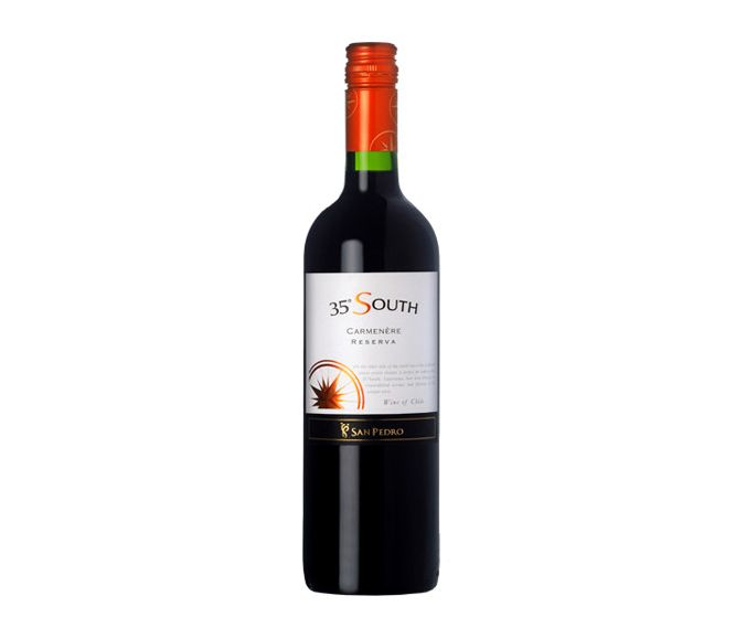 Червено вино Карменер 35 South San Pedro 2014 0.75л
