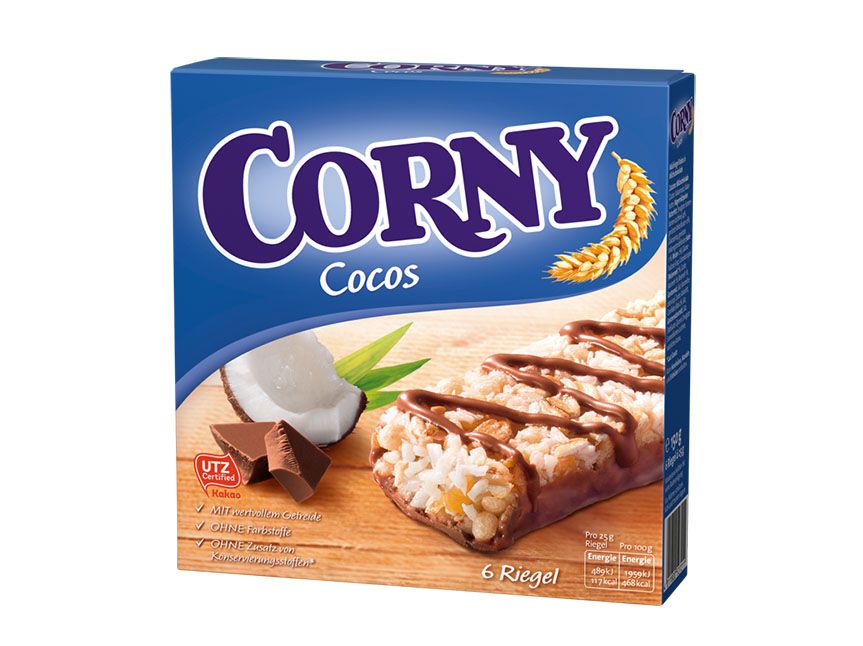 Мюсли Бар с Кокос и Шоколад Corny 6 x 25 г