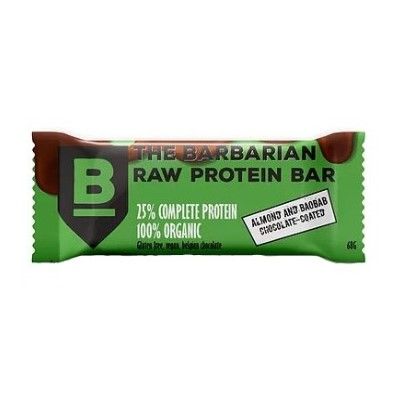 Шоколадов протеинов бар Barbarian с бадеми и баобаб 68 г