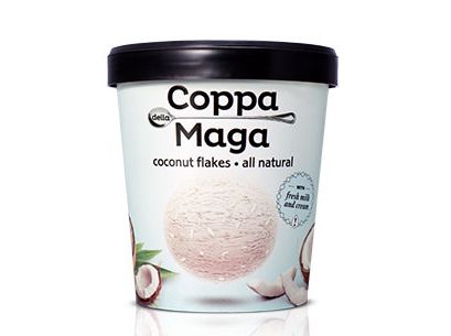 Сладолед Coppa della Maga Кокосови парченца 125мл
