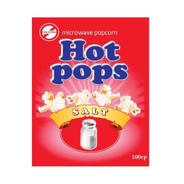 Пуканки Hot Pops със сол 100 г