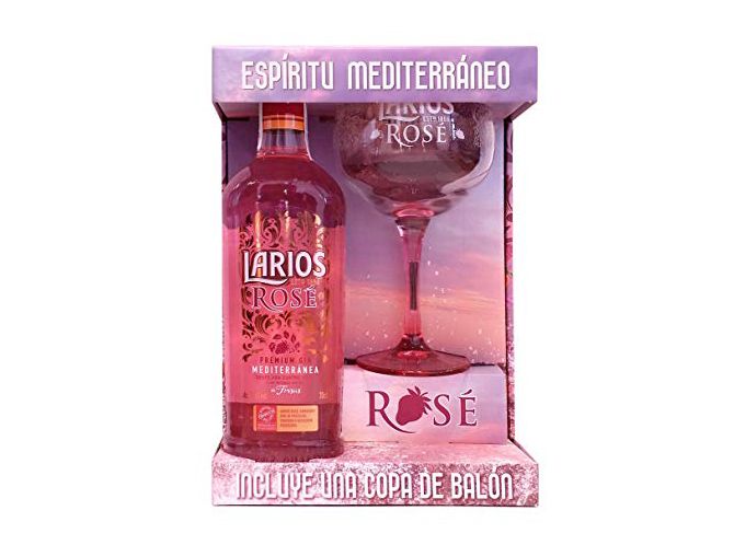 Средиземноморски джин Larios Rose + Копа чаша 0.7л