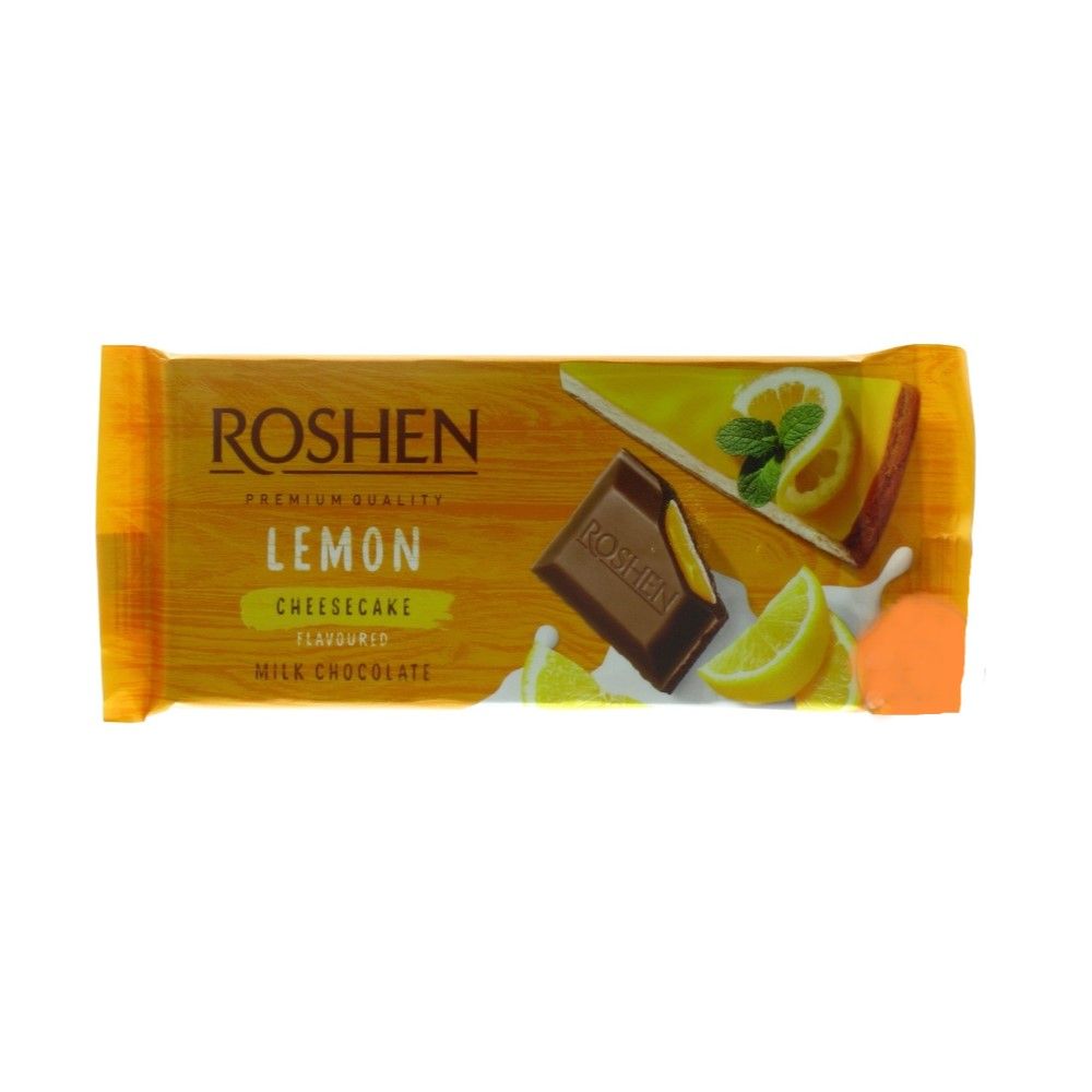 Шоколад Roshen лимон и чийзкейк 90гр