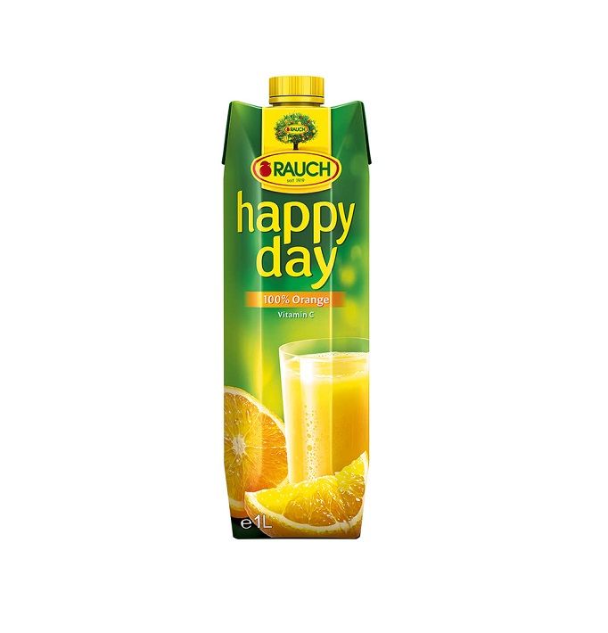 Сок Портокал 100% Rauch Happy Day 1 л