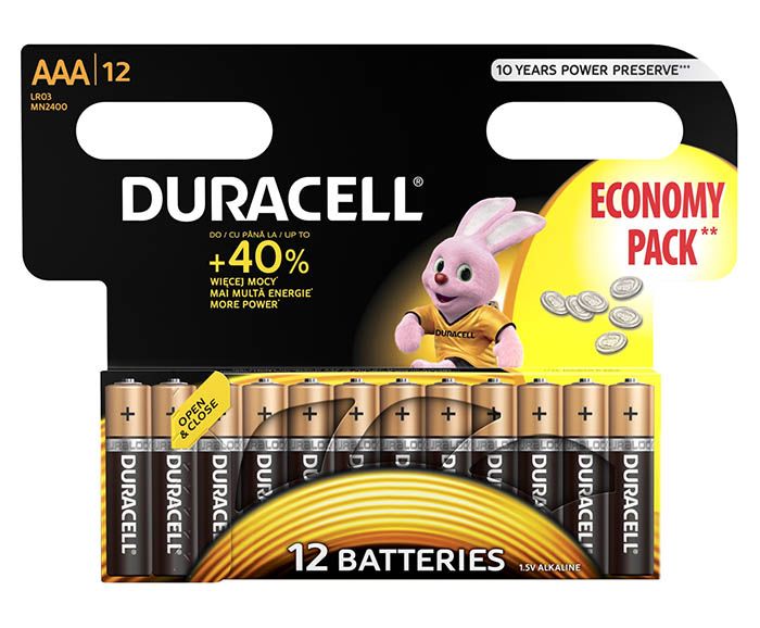 Батерии ААА Duracell 12 бр