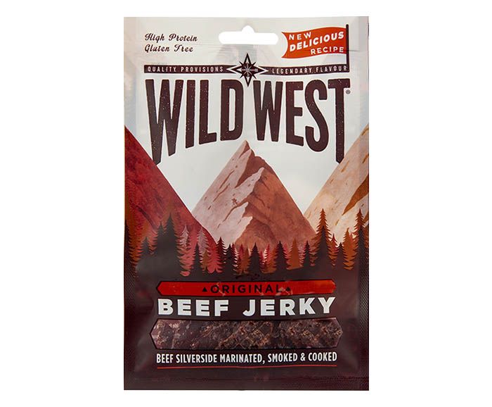 Сушено телешко  Wild West Beef Jerky Original 35гр 