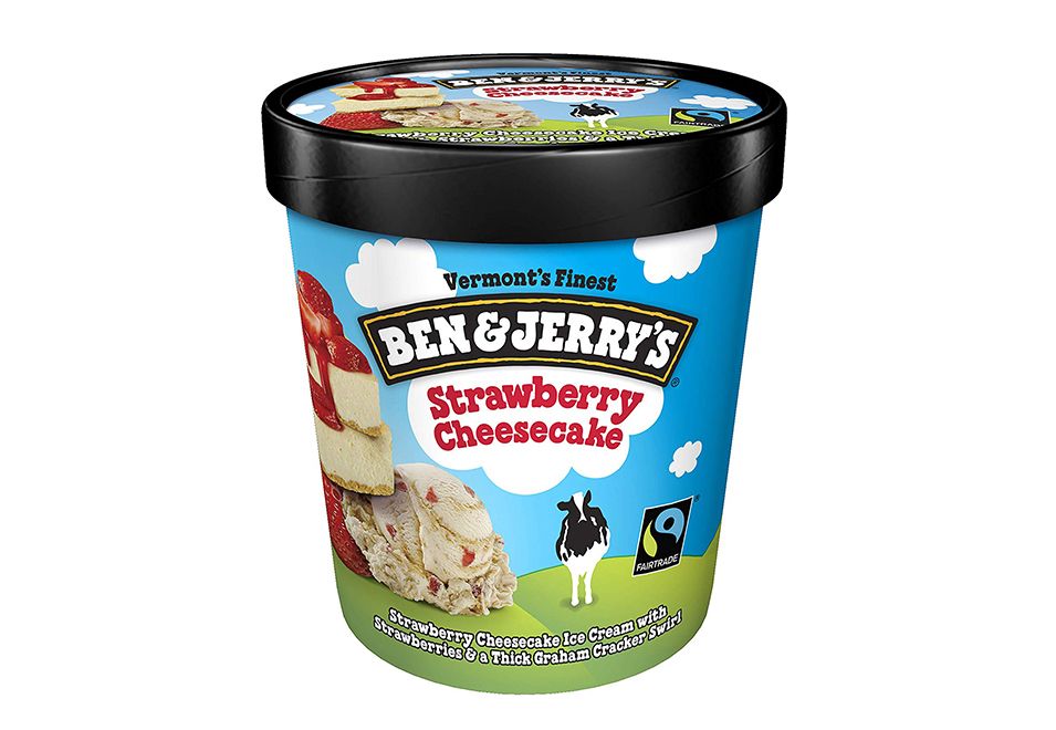 Сладолед Ягодов Чийзкейк Ben & Jerry's 465 мл