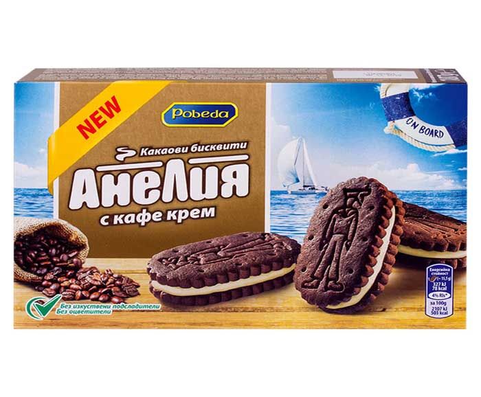 Бисквити с кафе крем Анелия 187 г