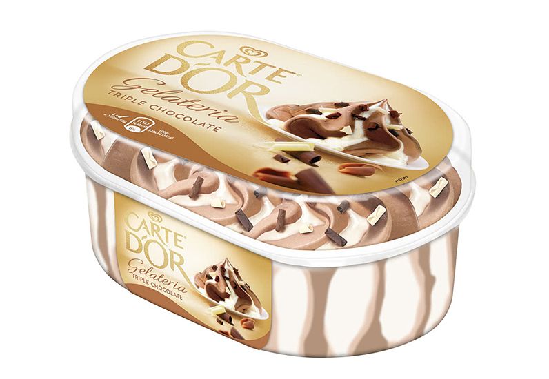 Сладолед Троен шоколад Carte D'Or 900 мл