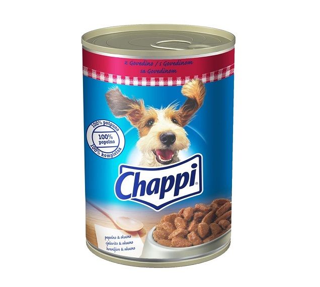 Кучешка храна с говеждо Chappi 1.2кг