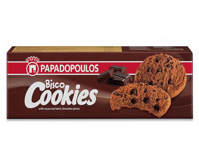 Бисквити Cookies с какао с парченца шоколад 180 г