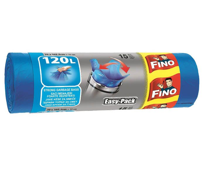 Торби за смет с дръжки Fino Easy Pack 120 л 15 бр