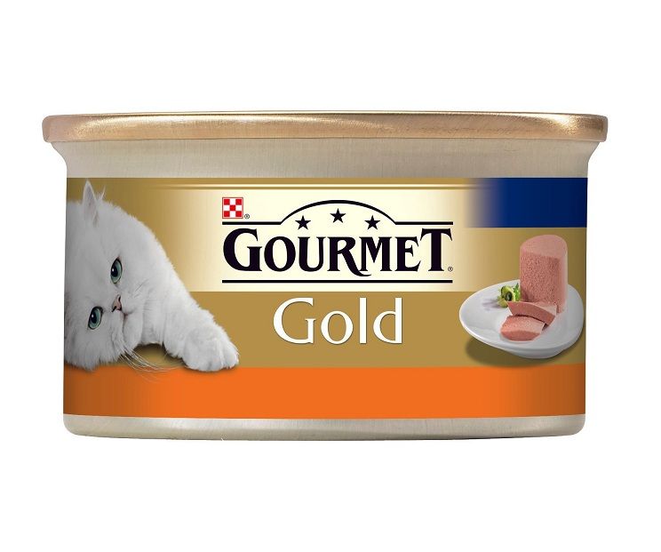 Котешка храна пастет пуйка Gourmet Gold 85 г