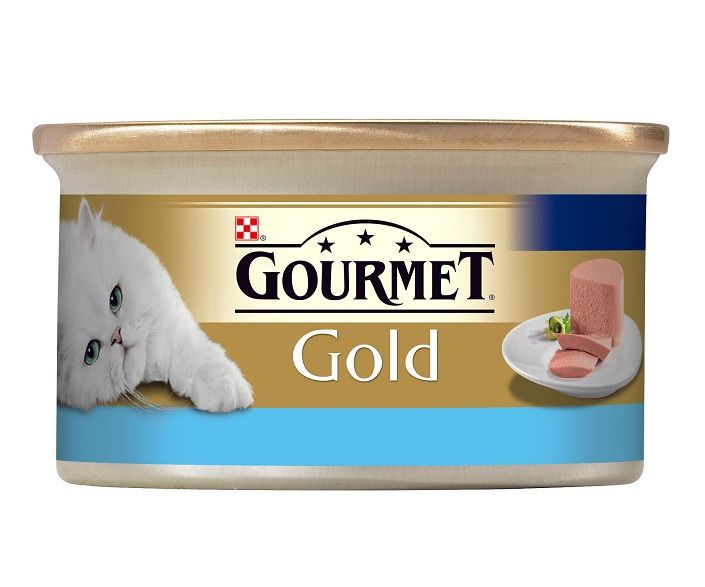 Котешка храна пастет с риба тон Gourmet Gold 85 г