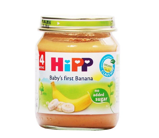 Плодово пюре HIPP Био банан, след 4 месец, 125 г