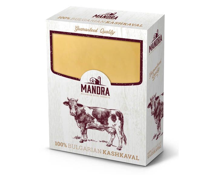 Кашкавал от краве мляко Mandra 450 г