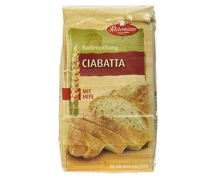 Чиабата (Ciabatta) Kuchenmeister готова смес за машина за 750 г хляб с мая