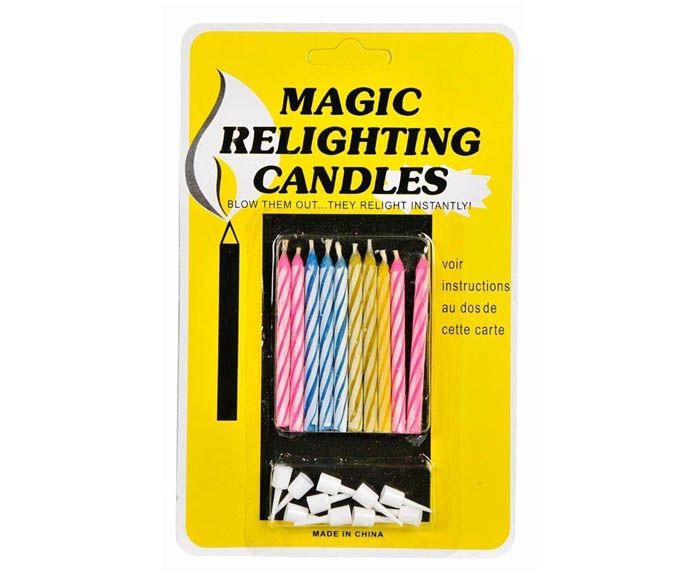 Свещи за рожден ден магически 10 бр 