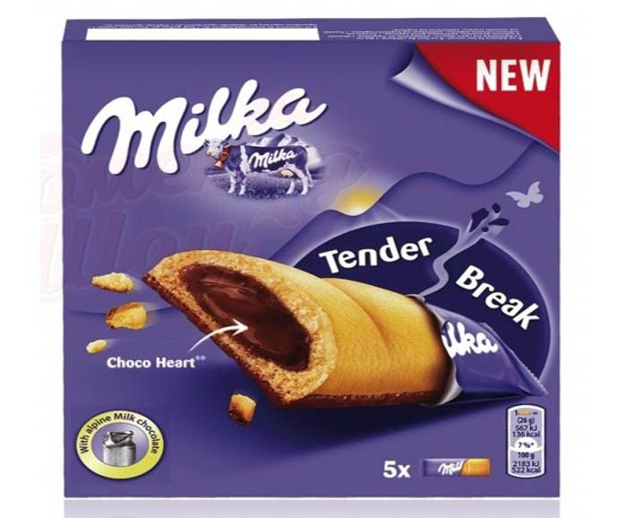 Десерт Milka Tender Break 5бр 130 г